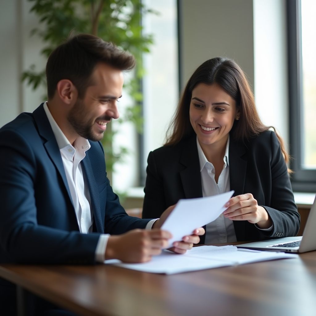 Sessão de coaching individual na Academia Crescer