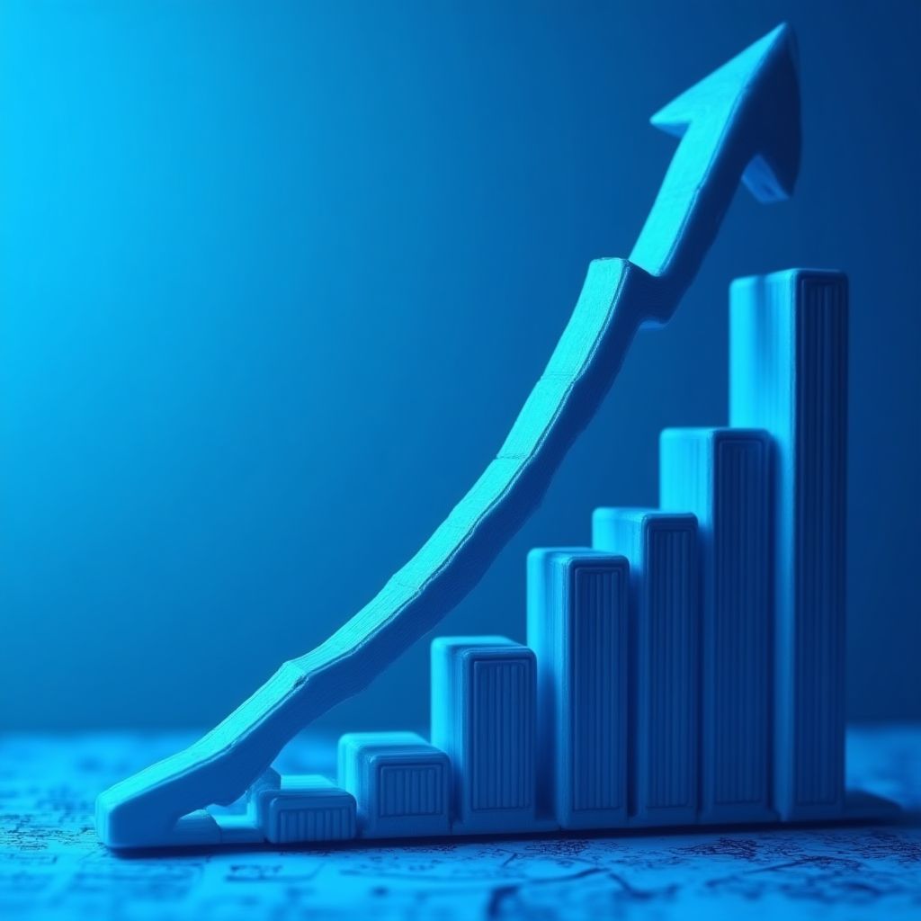Gráfico mostrando tendências de investimento em 2023